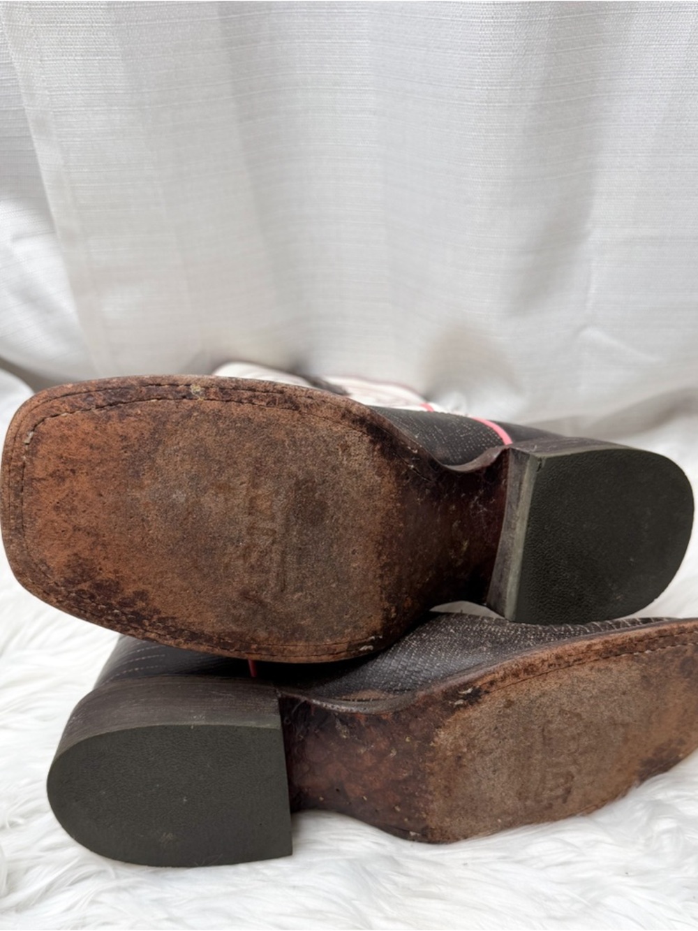 Ariat Circuit Shiloh Western Boots Womens Size 9 Distressed Brown Square Toe - Picture 8 of 8